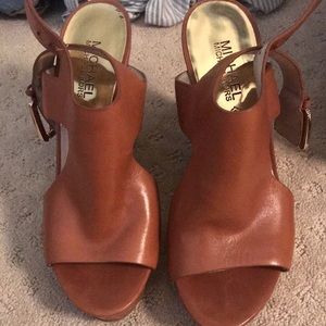 Michael Kors Brown wedges